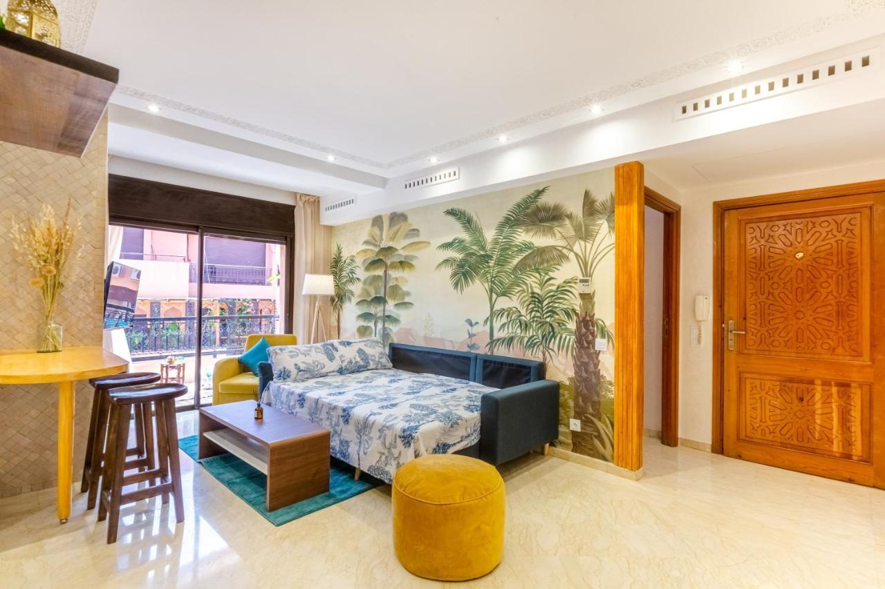 Le Palmier - Appartement Authentique A Gueliz マラケシュ エクステリア 写真